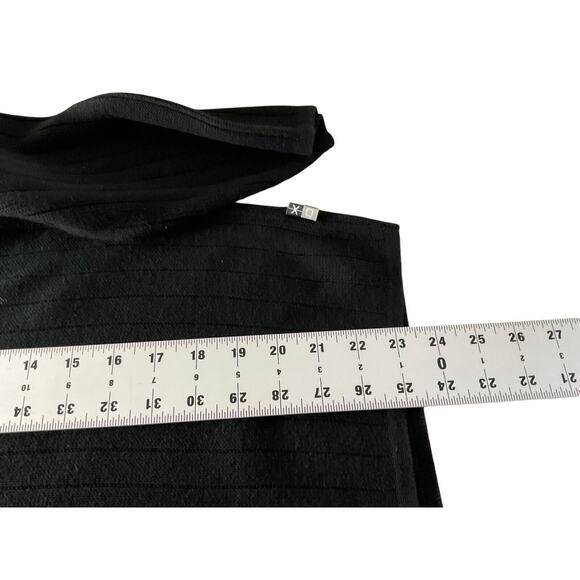 Xtremewear Ribbed Black Sweater XL Acrylic Cotton Crew Neck Long Sleeve Pullover - Picture 4 of 9